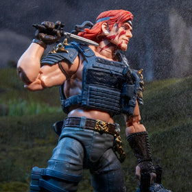 G.I. Joe Zandar harpoon gun accessory for action scenes.