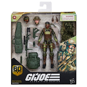 G.I. Joe Classified 60th Sniper backpack loadout for immersive battlefield dioramas.