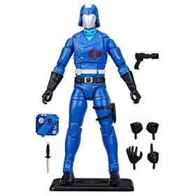 G.I. Joe Cobra Commander on classic cardback for display and collection