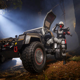 G.I. Joe Cobra Night Attack 4-WD Stinger ram bar emphasizes rugged combat readiness.