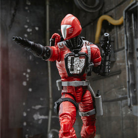 G.I. Joe Crimson B.A.T. packaging art highlighting collectible presentation on a shelf