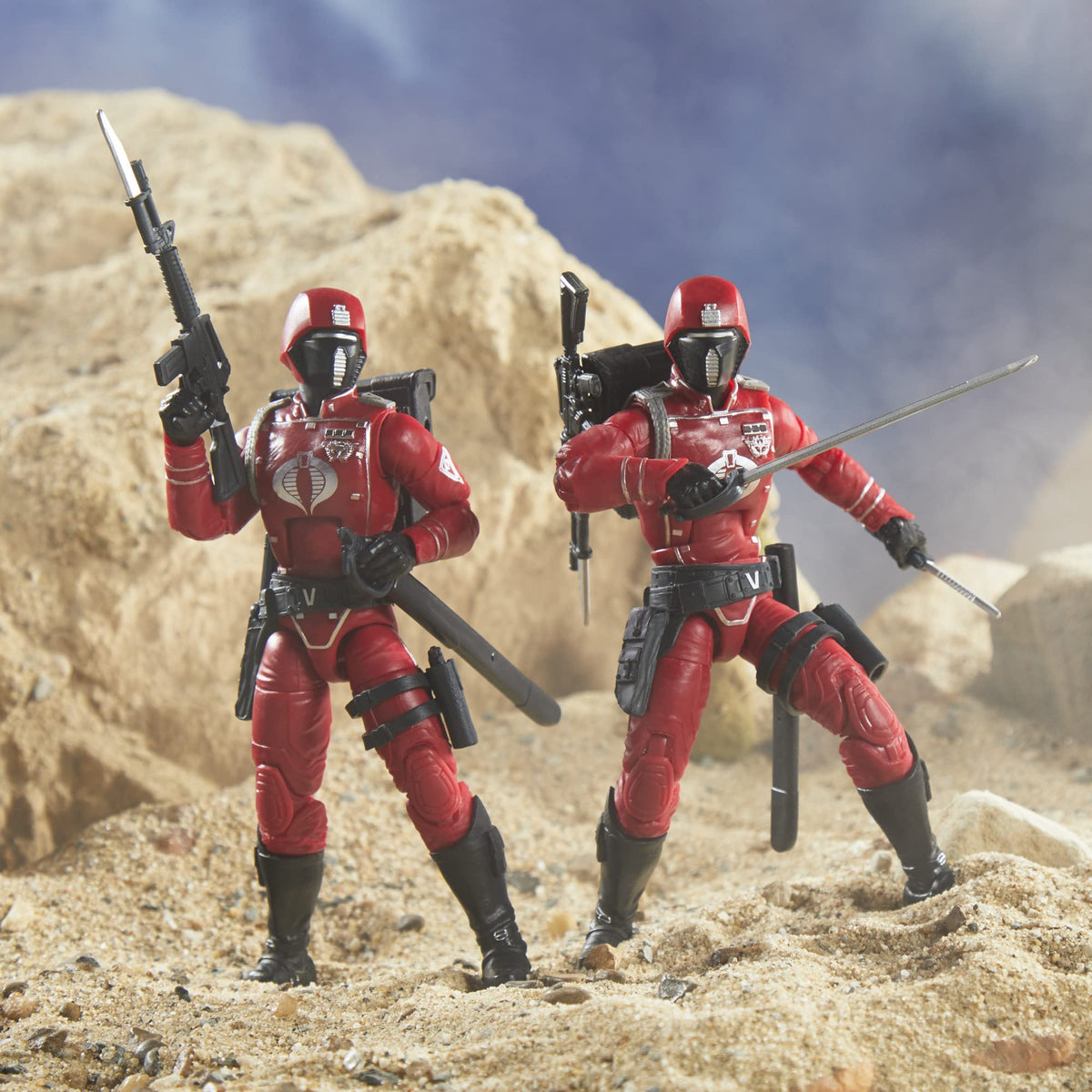 Classic Crimson Guard design updated for modern display and collection.