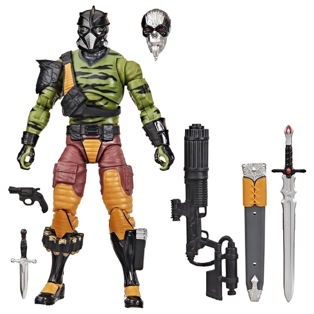 G.I. Joe Darklon accessory loadout with six pieces for imaginative battle scenes