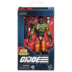 G.I. Joe Darklon poseable figure enables dramatic diorama poses and action sequences