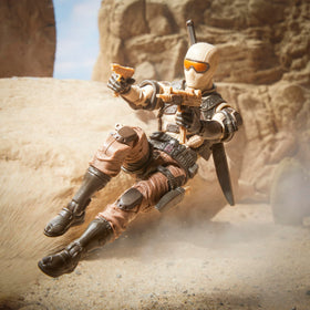 GI Joe Desert Commando Snake Eyes dual swords for dynamic poses.
