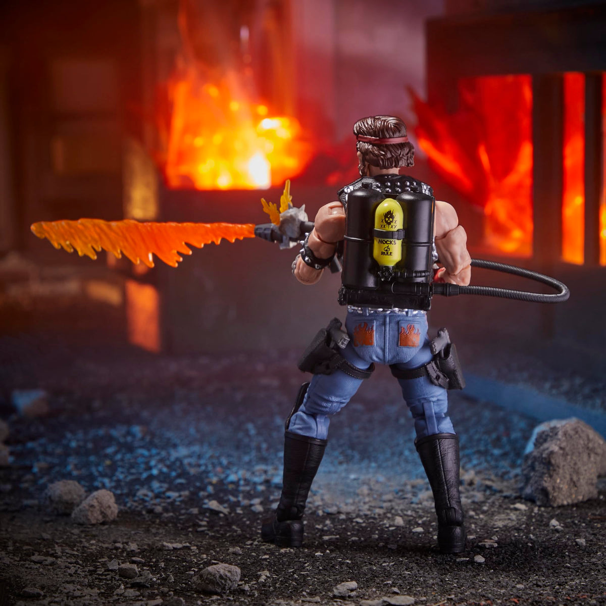 Gi Joe Dreadnok Torch classic design updated for modern display