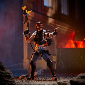 Gi Joe Dreadnok Torch second weapon attachment enables varied action scenes