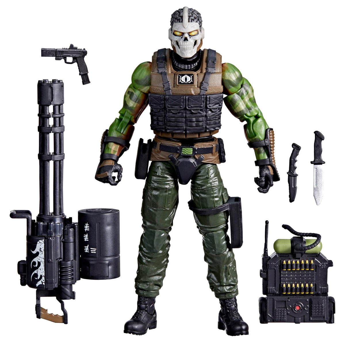 G.I. Joe Grim Viper backpack accessory for immersive field loadouts and display.