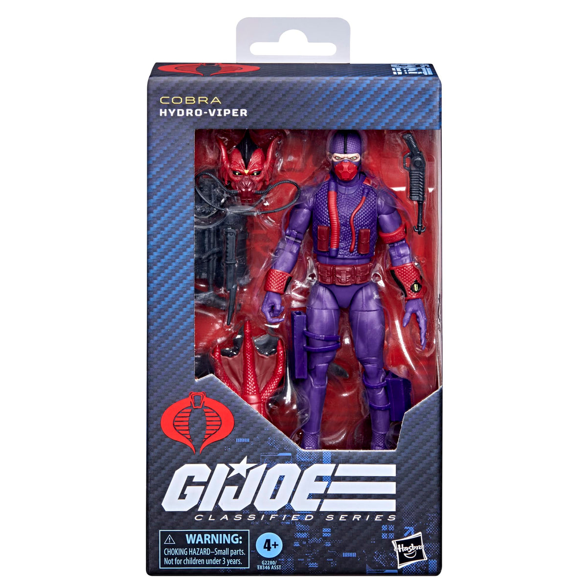 G.I. Joe Hydro-Viper helmet accessory adds authentic underwater operative look.