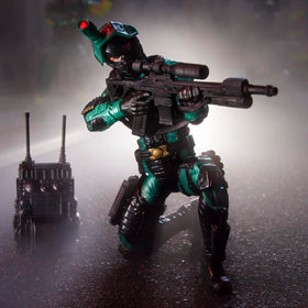 Night-Viper backpack accessory adds authentic battle kit look.
