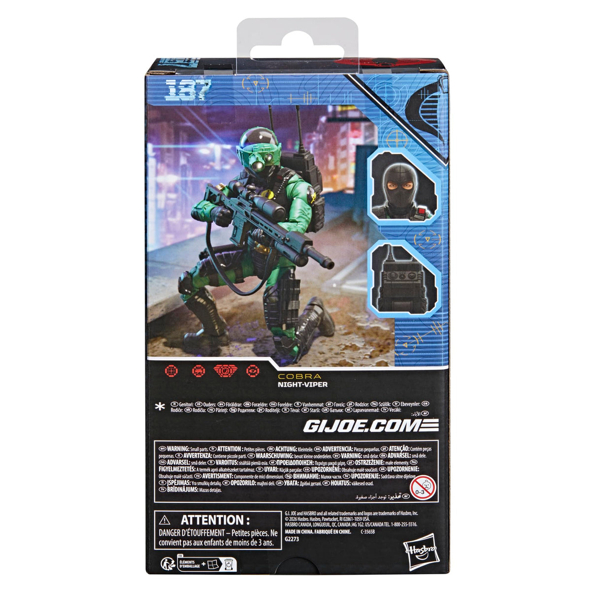 Combat suit details highlight the figure’s rugged design.
