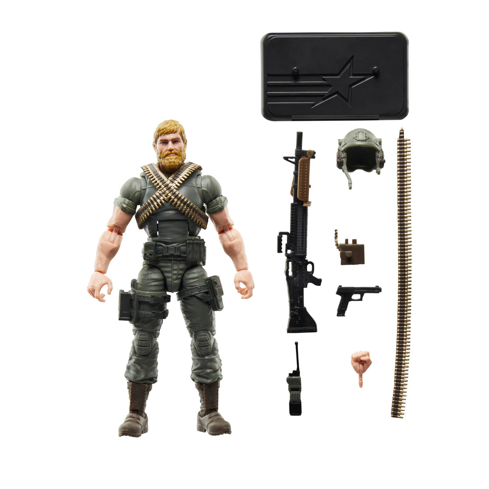 G.I. Joe Rock 'N Roll figure with retro cardback for display and collection