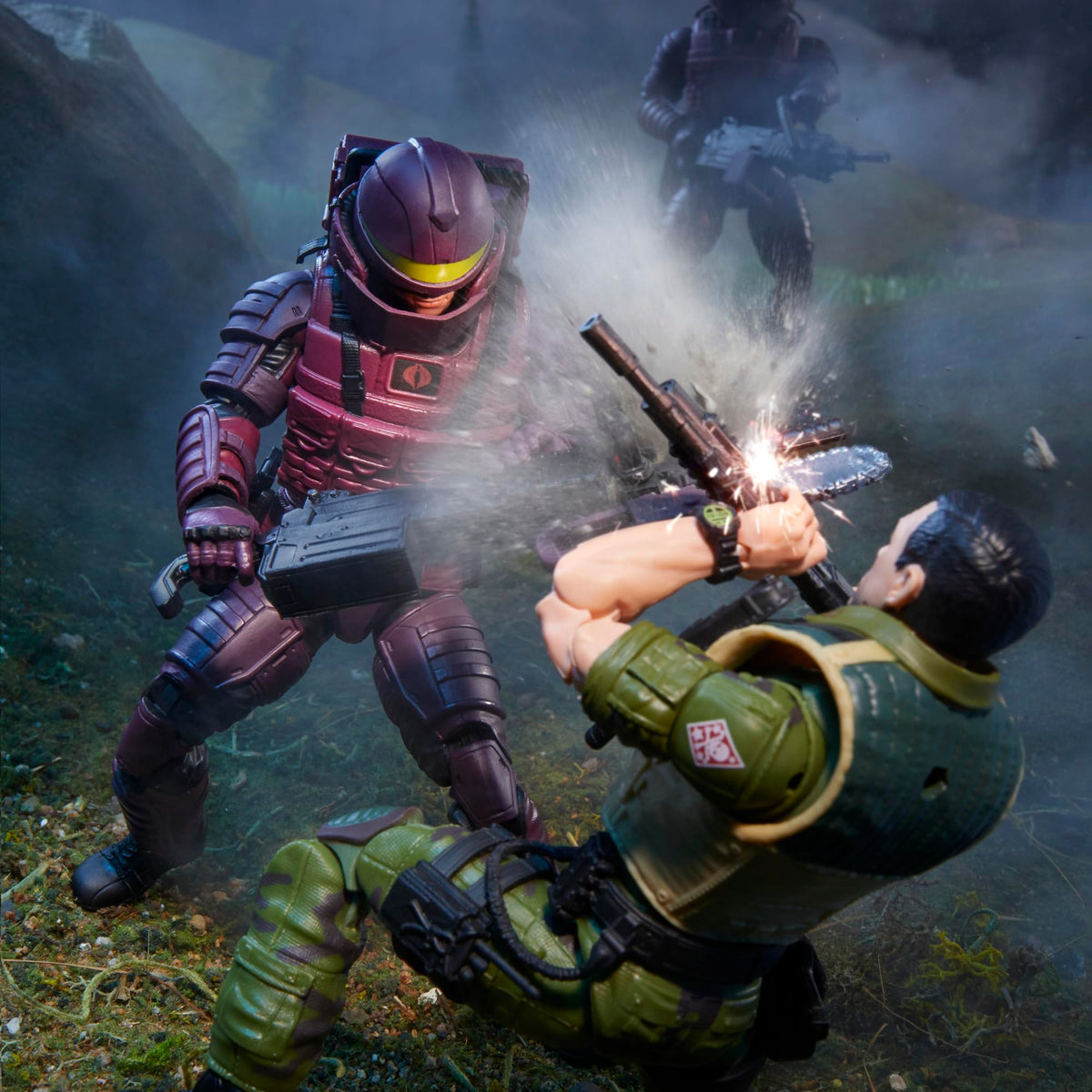 G.I. Joe S.A.W.-Viper figure for display and collection.