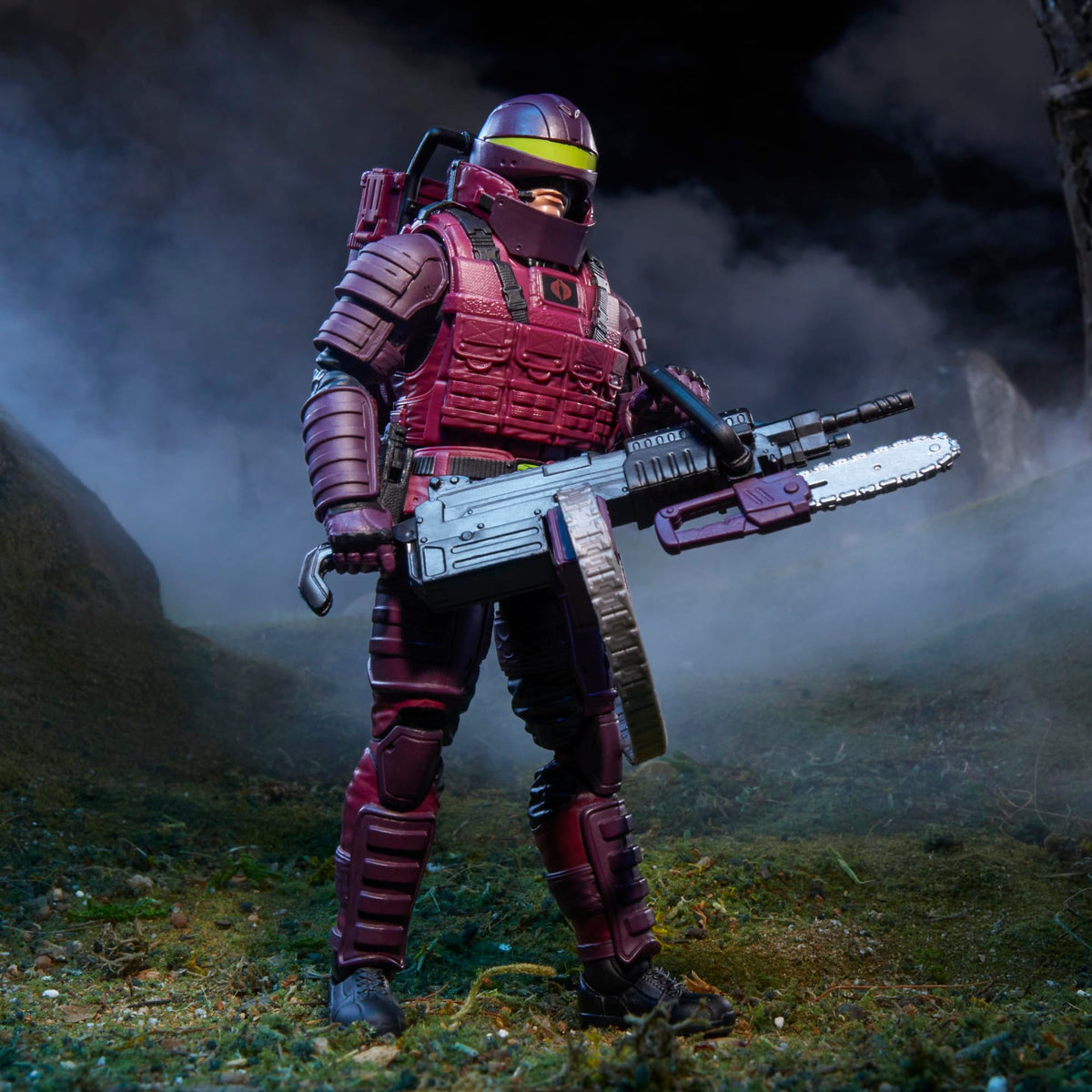 G.I. Joe figure ideal for shelf display and themed battles.