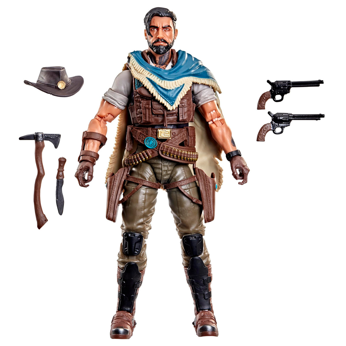 G.I. Joe Sundown Luna Mendoza axe accessory for dramatic poseability and diorama scenes.