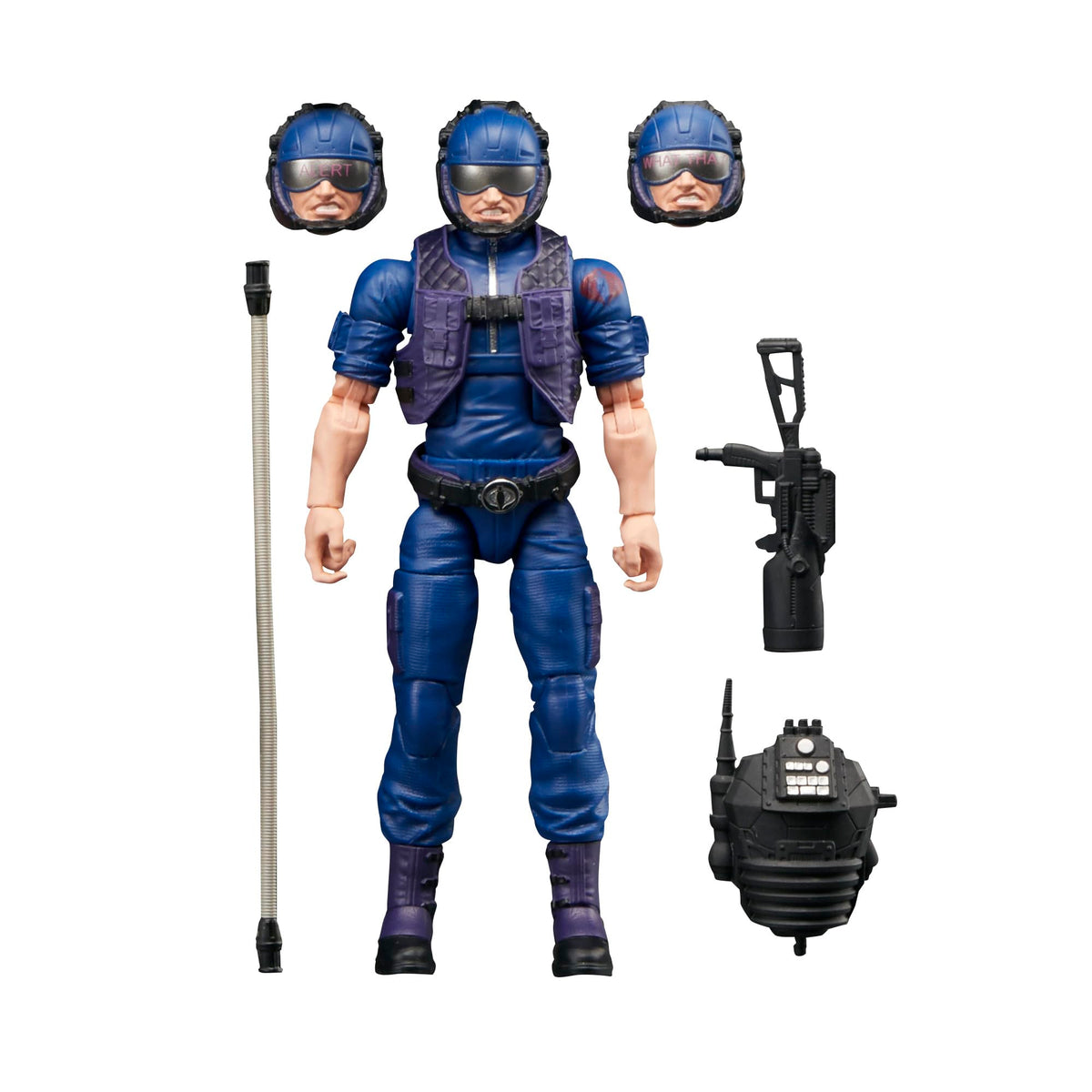 G.I. Joe Tele-Viper classic cardback front view for retro display