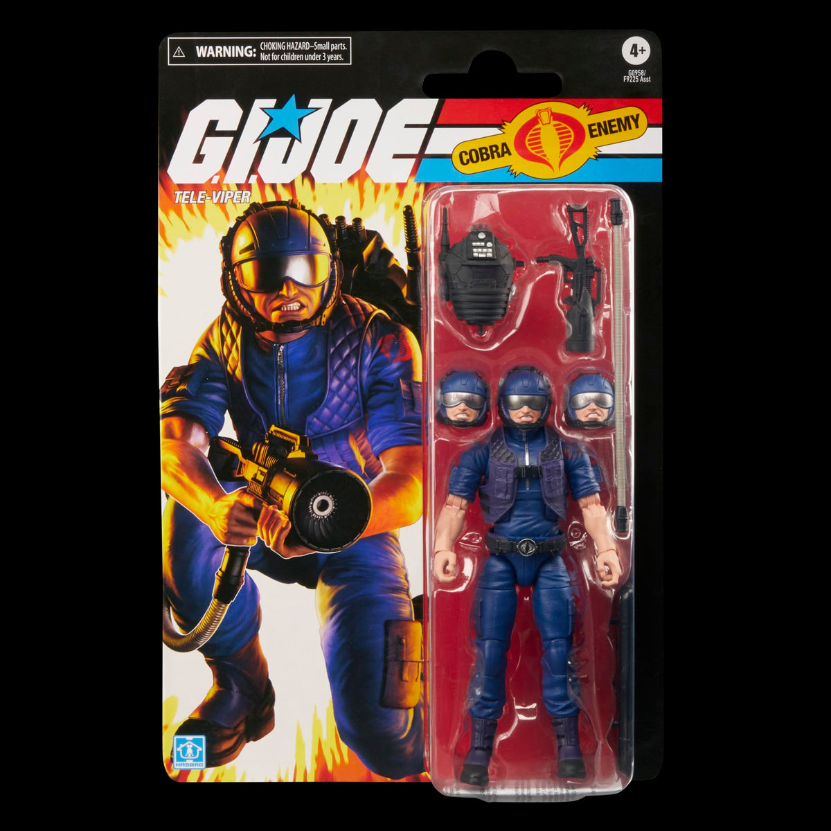 G.I. Joe Tele-Viper figure in a dynamic pose showcasing articulation