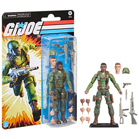 G.I. Joe Trooper classic packaging enhances vintage collection aesthetics.
