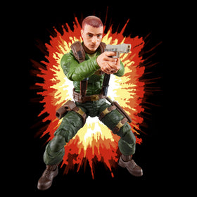 G.I. Joe Trooper helmet included for authentic battlefield-ready look.