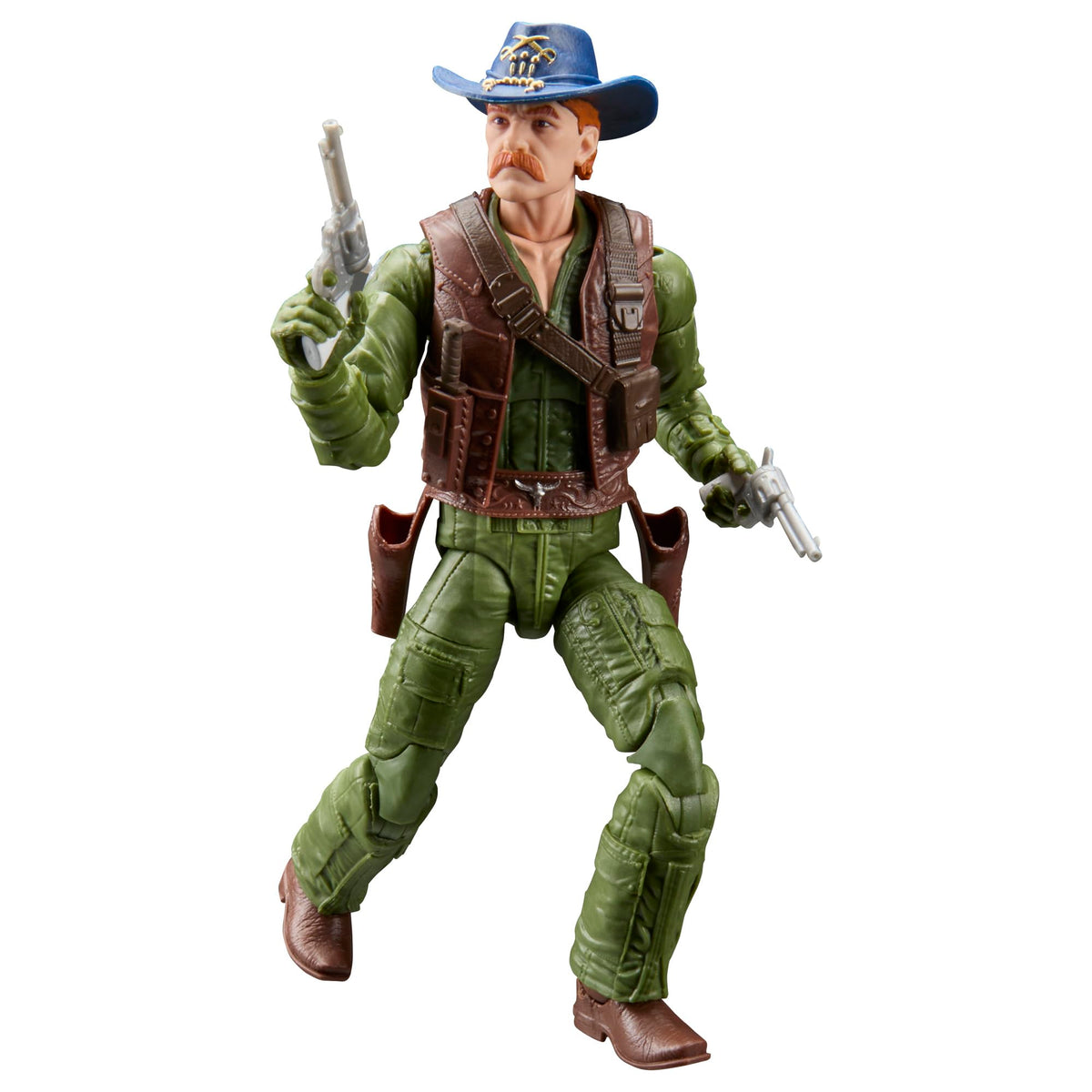 G.I. Joe Wild Bill six-inch articulation for versatile posing.