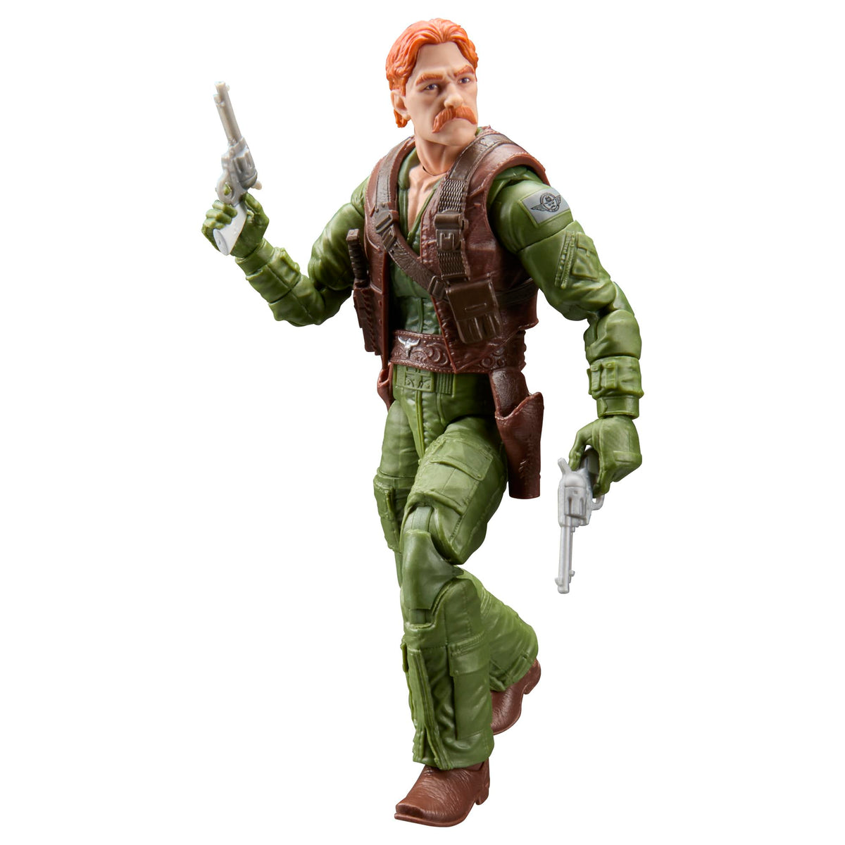 G.I. Joe Wild Bill knife accessory for action-ready poses.