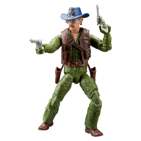 G.I. Joe Wild Bill weapon accessories for dynamic scene building.
