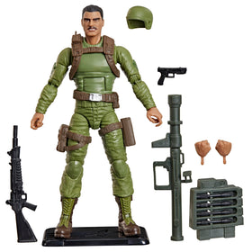 G.I. Joe Zap Melendez front view figure ideal for display.