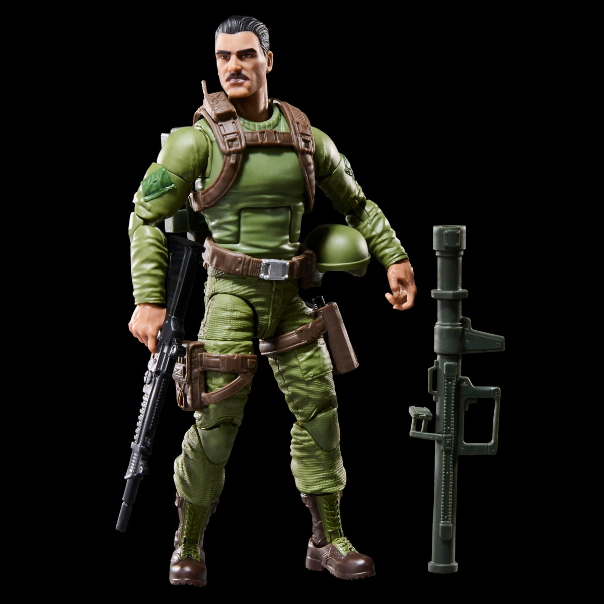 G.I. Joe Zap Melendez weapon collection for scene-building.