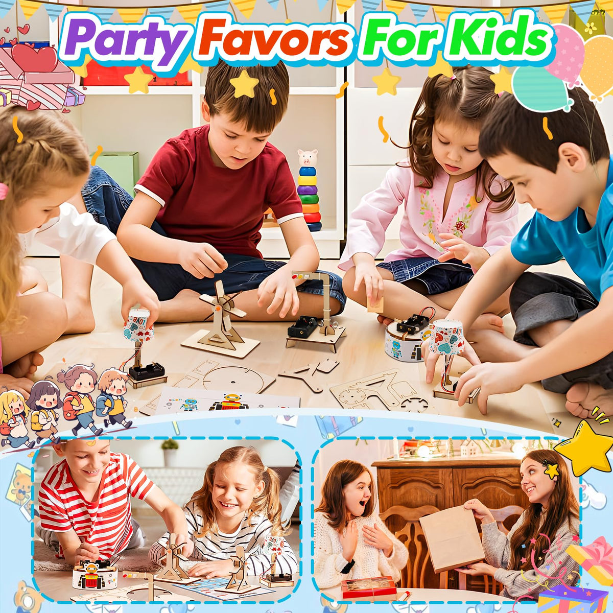 GIAKAN Treasure Box STEM Kit kids building set for classroom prize potential