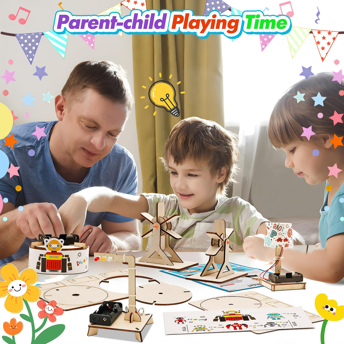 GIAKAN Treasure Box STEM Kit open chest kids build and play
