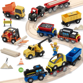 Giant Bean freight carriages pair with easy magnetic connections for multimodal cargo stories.