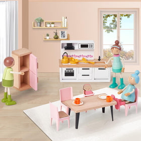 Giant bean 36pc dollhouse dressing table sparks creative grooming pretend-play