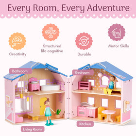Giant bean detailed room decor adds realism to pretend play.