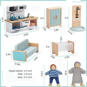 Giant Bean dollhouse refrigerator with opening door for cool pretend snacks.