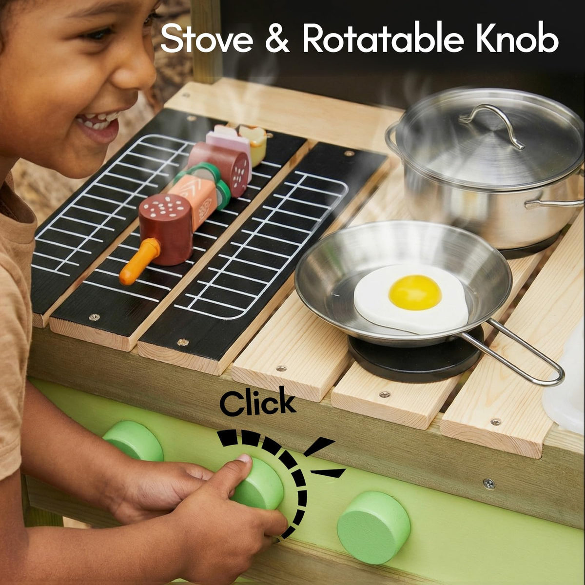 Giant Bean mud kitchen removable sink ideal for toy washing and cleanup