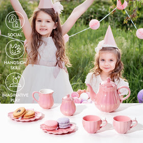 Giant Bean Porcelain Tea Set milk jug for kid-friendly pourable playtime.