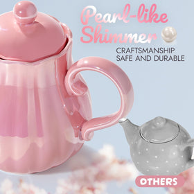 Giant Bean Porcelain Tea Set sugar bowl supports shared treats during imagination tea.