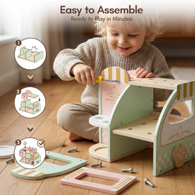 Giant Bean menu card lets kids take orders and practice vocabulary