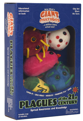 GIANT MICROBES COVID plush keychain offers educational fun for science classrooms