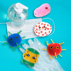 GIANT MICROBES Handwashing infographic supports everyday hygiene education