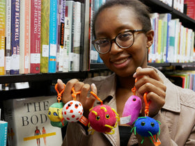GIANT MICROBES SARS plush keychain adds a tangible history lesson