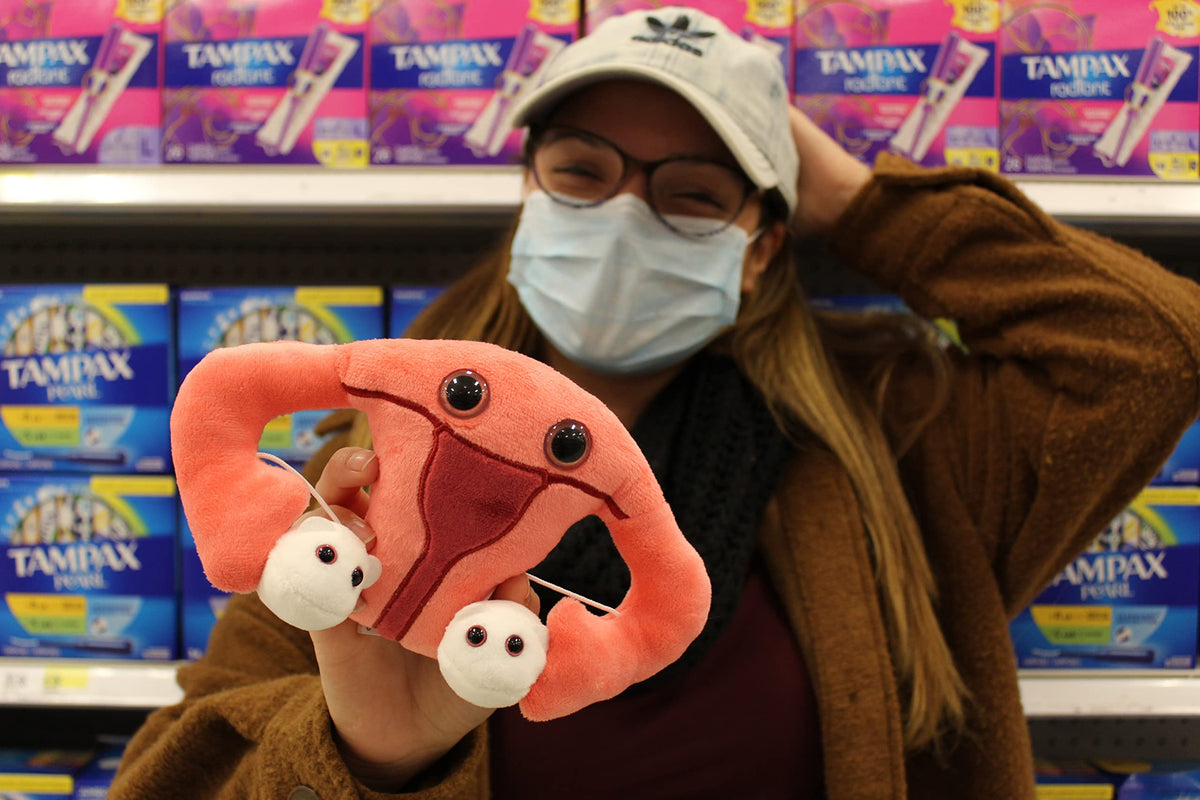 GIANT MICROBES Uterus Plush makes a great nurse gift idea.