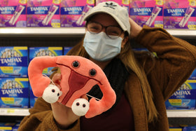 GIANT MICROBES Uterus Plush makes a great nurse gift idea.
