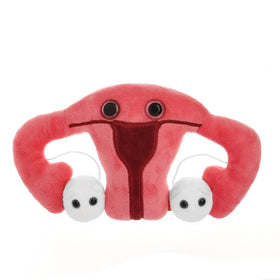GIANT MICROBES Uterus Plush in soft material for learning and comfort.