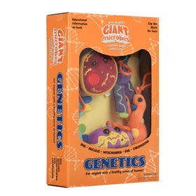 GIANTMICROBES DNA plush keychain for education and daily science curiosity.
