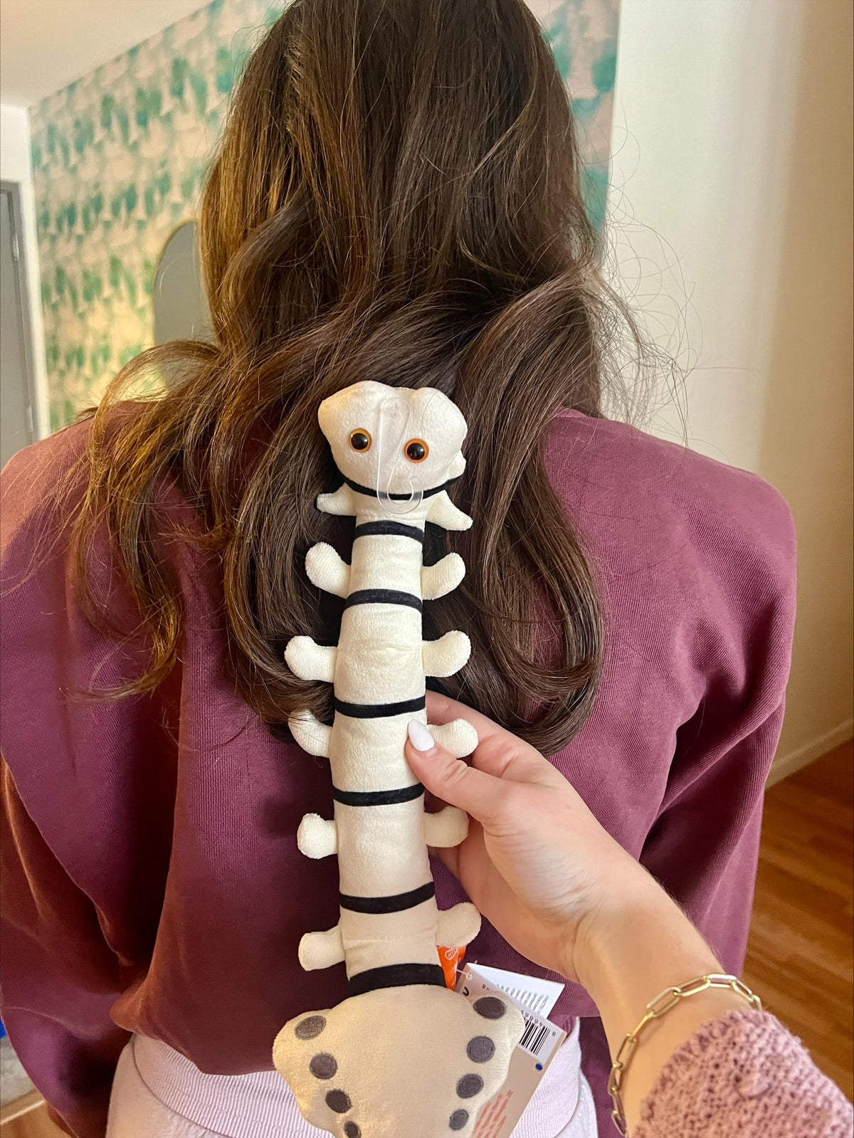 GIANTMICROBES Spine Plush ideal gift for medical students and healthcare professionals.