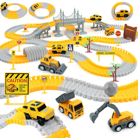 GIAT Construction Race Tracks Bridge in action, durable play for imaginative racing