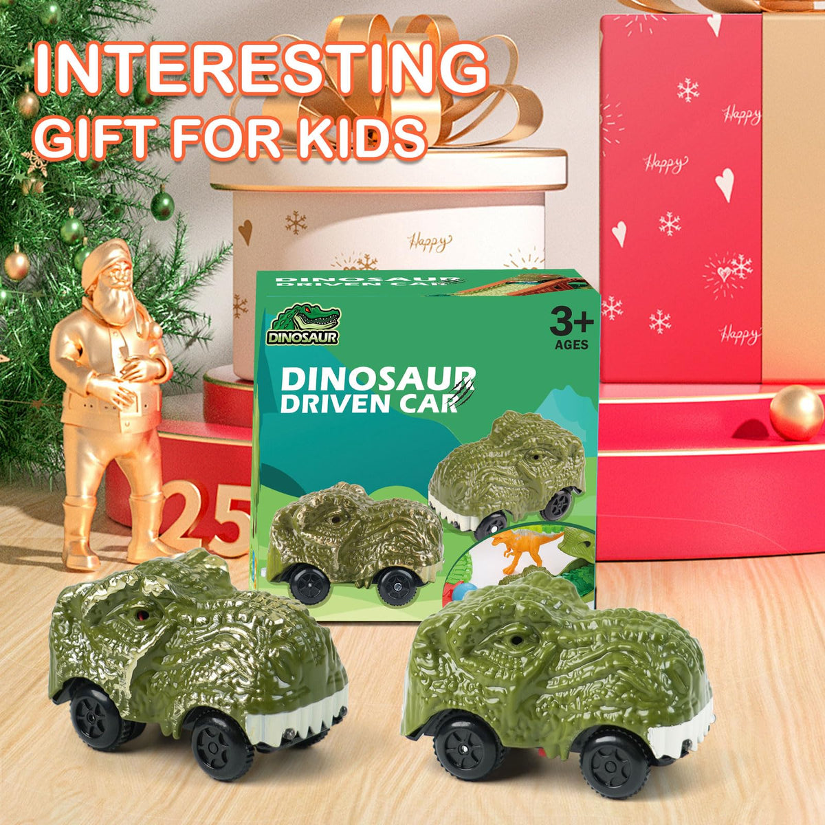 GIAT Dinosaur Track cars on track demonstrate compatibility with most tracks