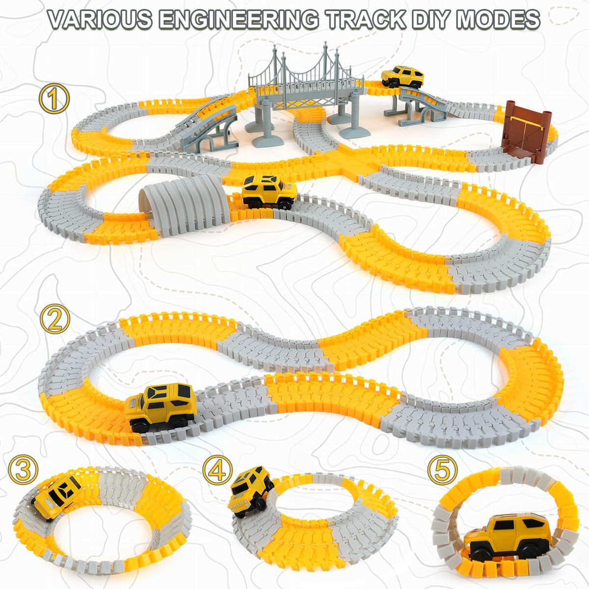 GIAT Engineering Accessories Signs provide authentic construction details for storytelling play