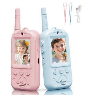 GIAYERN dual-camera walkie-talkie front camera view for safe interactive video chats